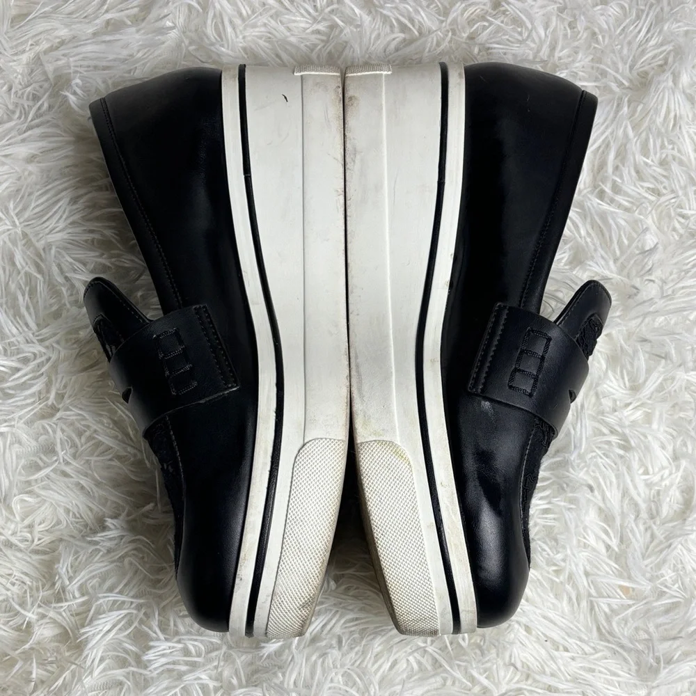 Stella McCartney Black Lace Loafers